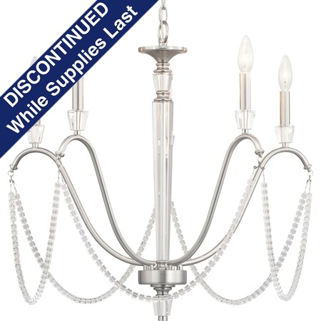 Progress Lighting Stratham Collection Five-Light Chandelier P400160-009